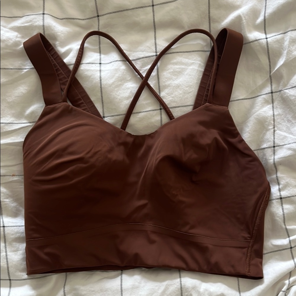 Lululemon ‘Like a Cloud’ DD Cocoa Brown Women's Workout Bra